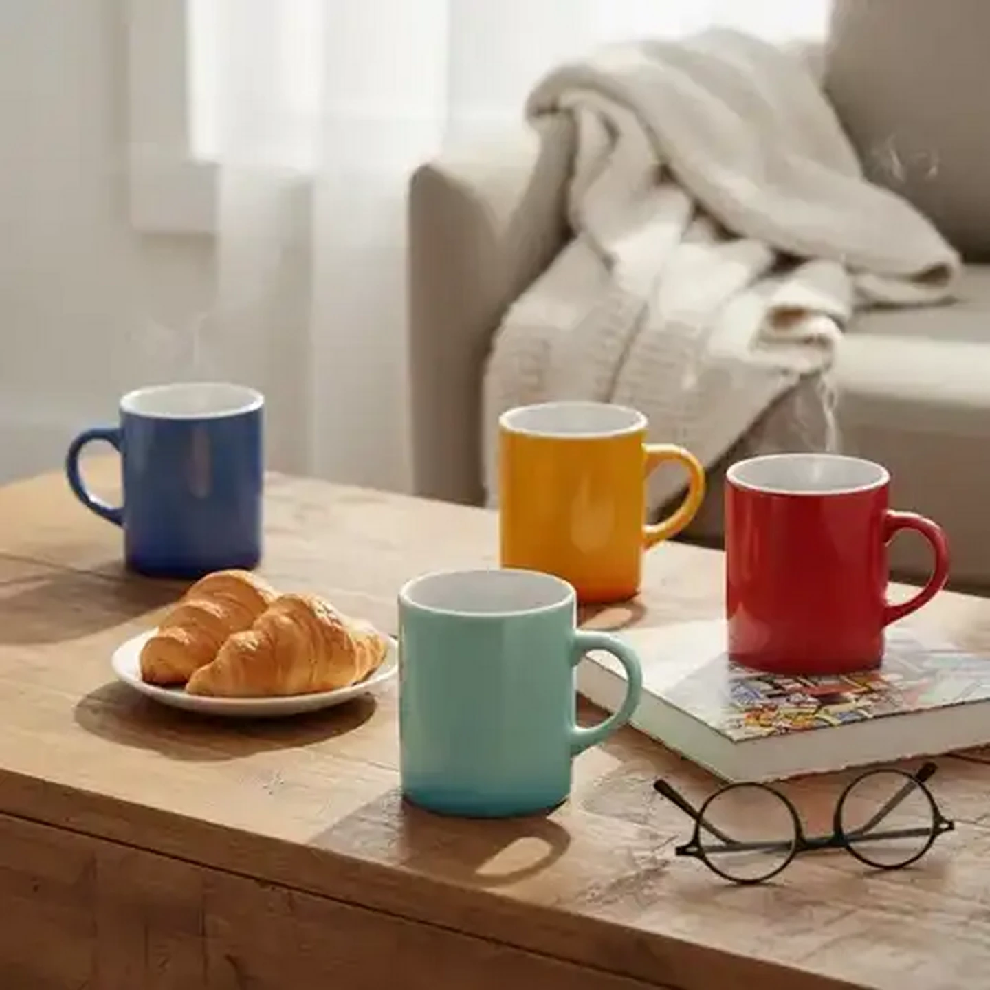 Image of Gradient Colour Coffee Mug 340ml (Colour May Vary)