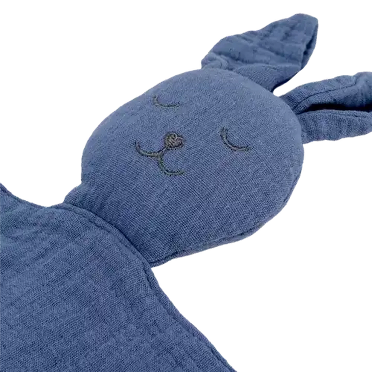 Image of Jolly Tots Muslin Bunny Cotton Comfort Blanket 29 x 29cm (Colour May Vary)