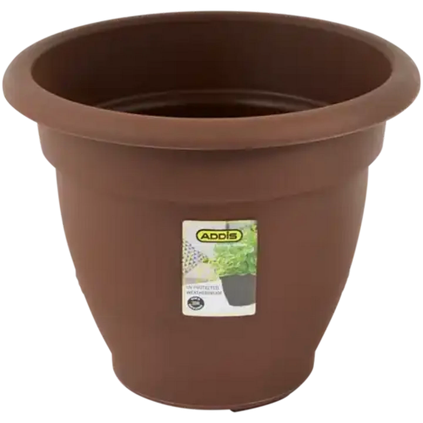 Image of ADDIS Chocolate Brown Venus Plant Pot 36cm