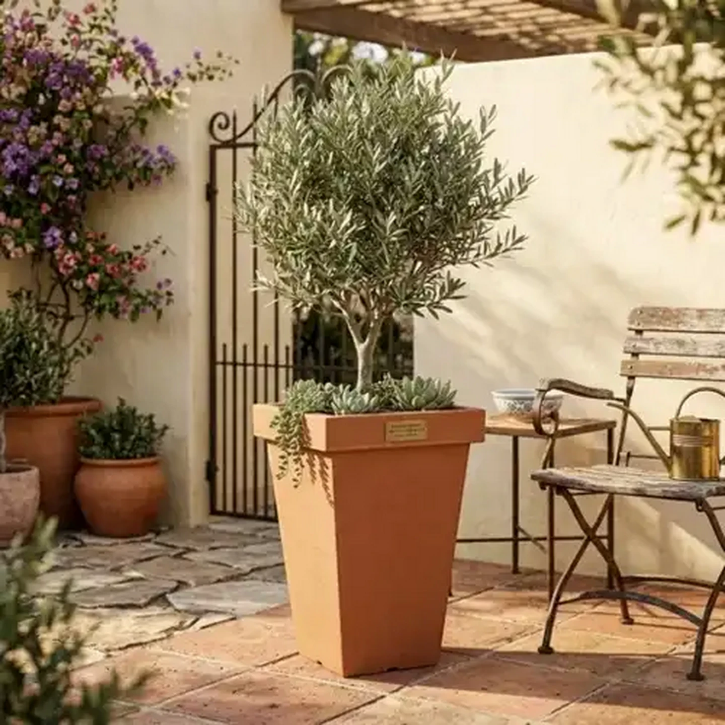 Image of ADDIS Sardinia Brown Mexican Garden Pot 45cm