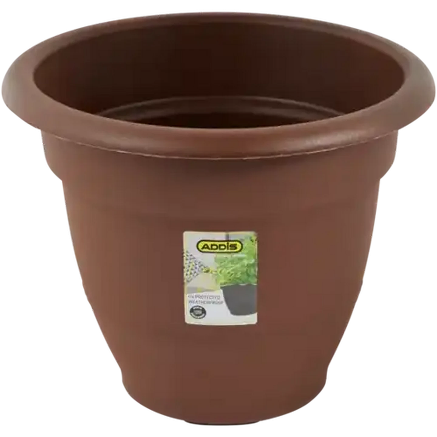 Image of ADDIS Chocolate Brown Venus Plant Pot 32cm