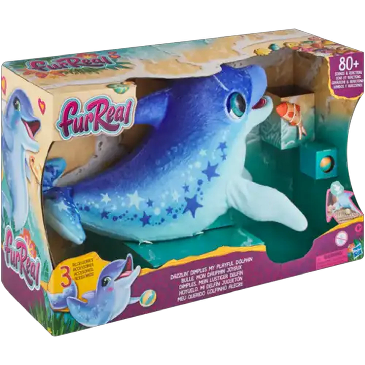 Shoprite ZA | FurReal Dazzlin' Dimples My Playful Dolphin 4 Piece