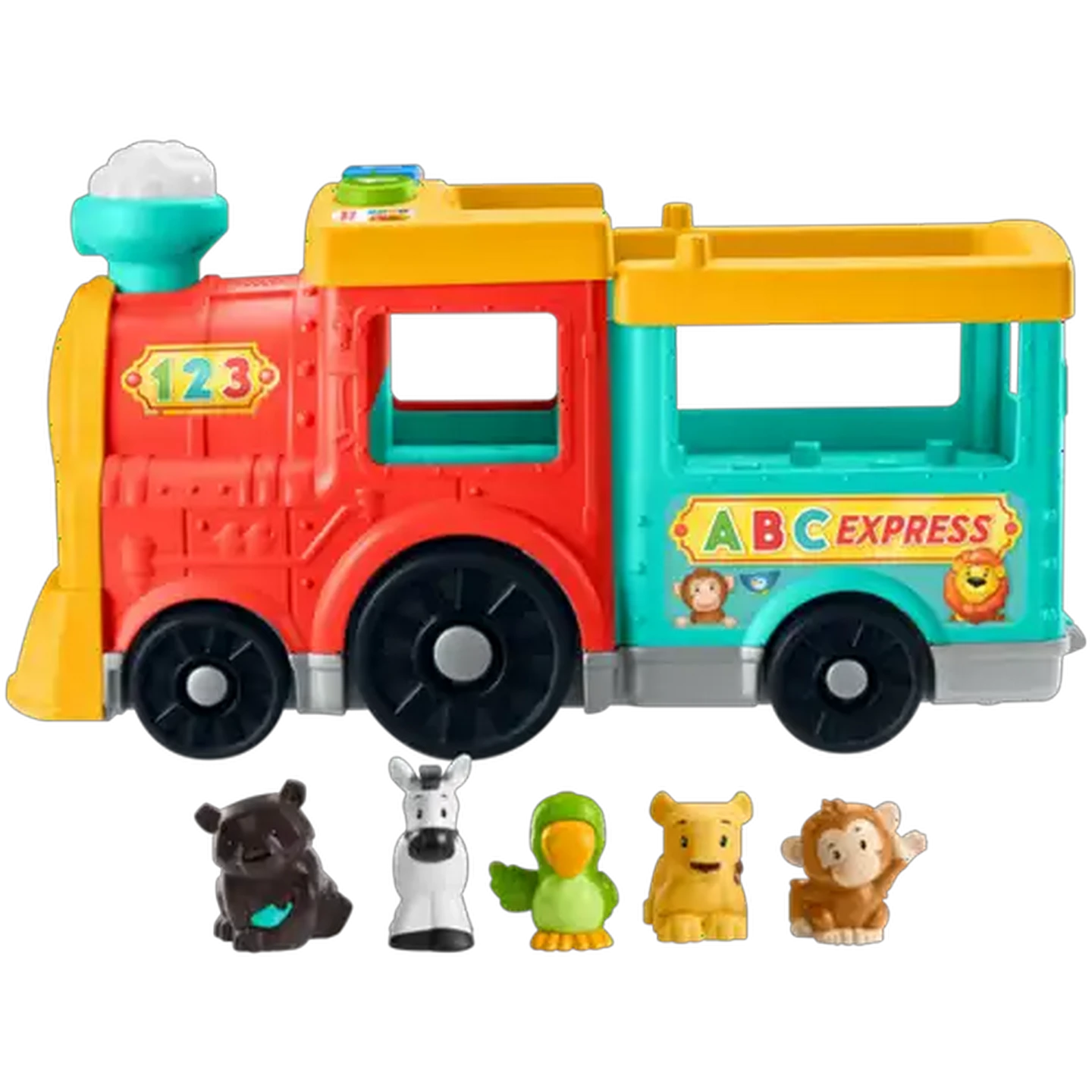 Image of Fisher-Price Little People Big ABC Animal Train Musical Push Toy
