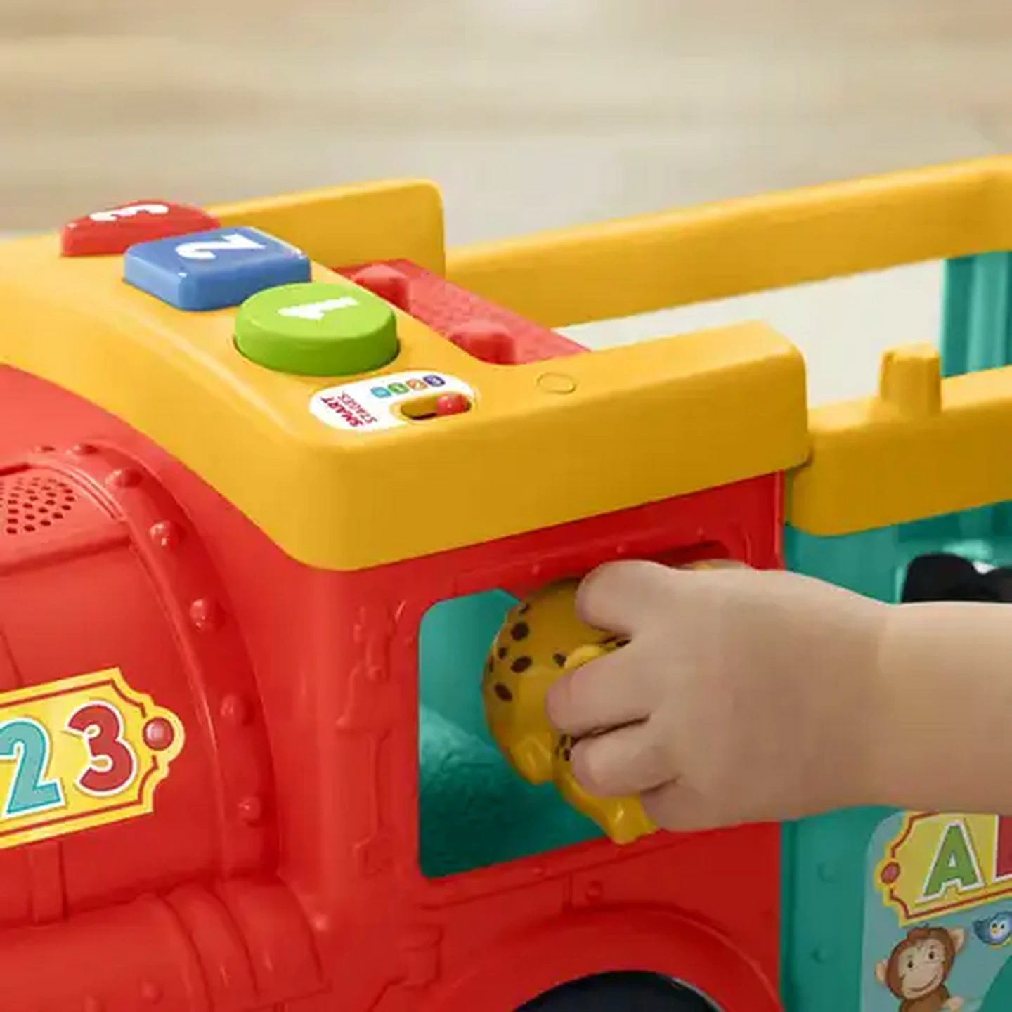 Image of Fisher-Price Little People Big ABC Animal Train Musical Push Toy