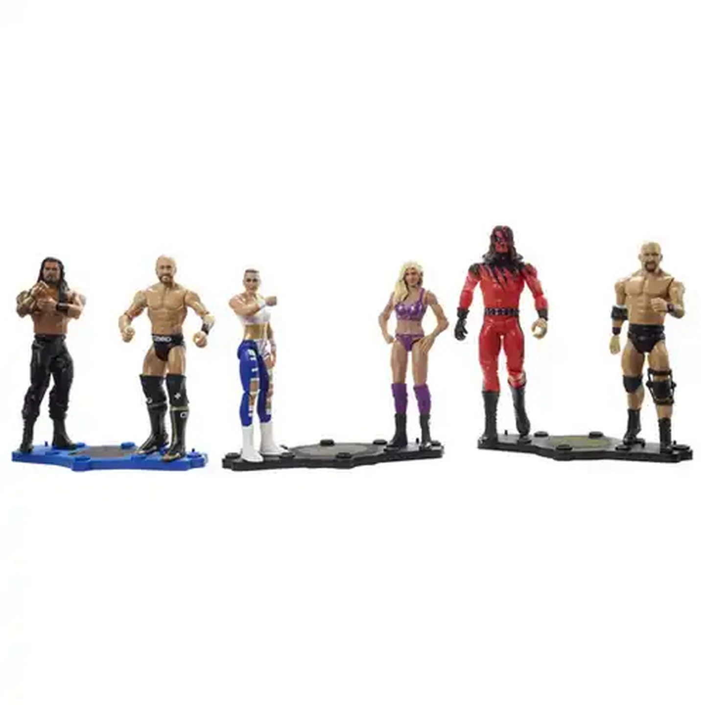 Image of WWE Battle Pack with Two 15 cm Articulated Action Figures & Ring Gear (Type May Vary)