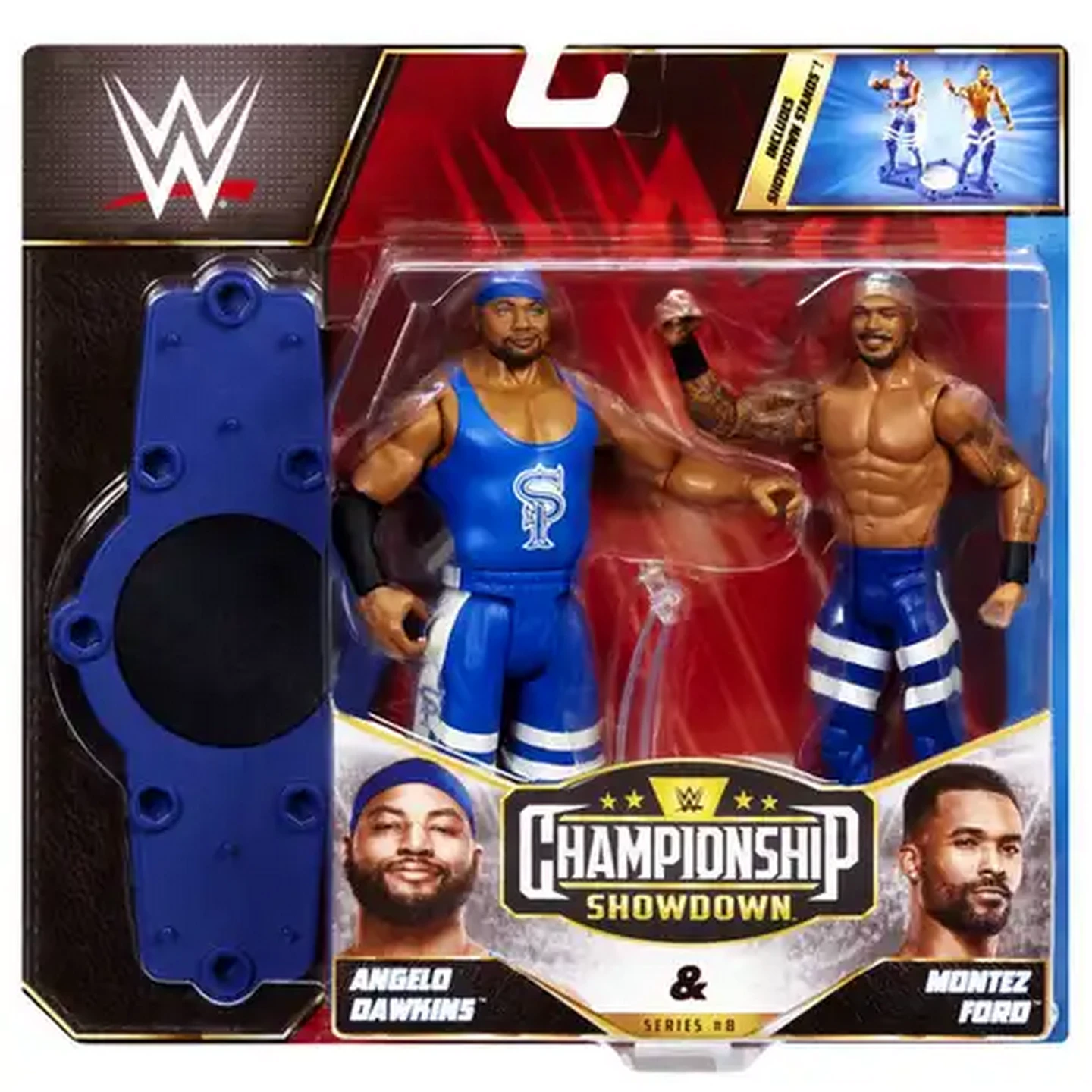 Image of WWE Battle Pack with Two 15 cm Articulated Action Figures & Ring Gear (Type May Vary)