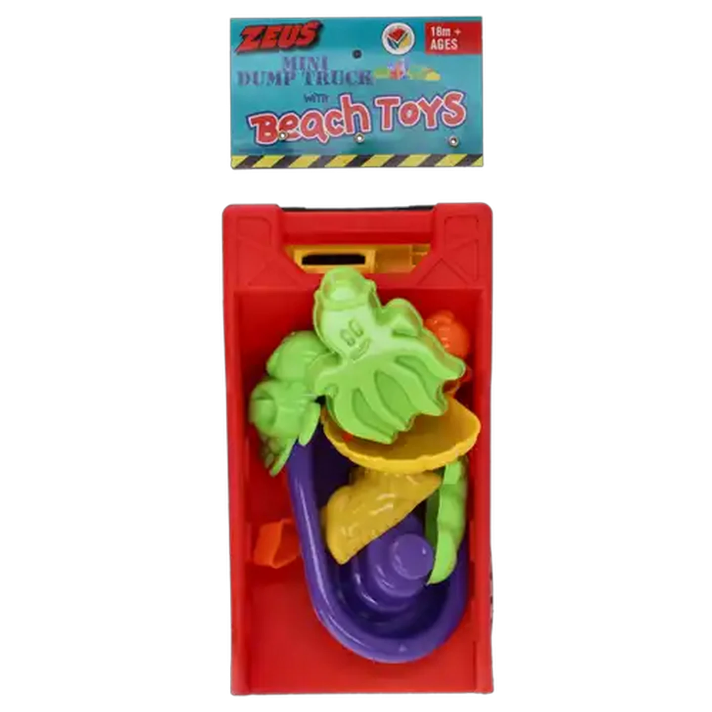 Image of Zeus Dump Truck with Accessories 26cm