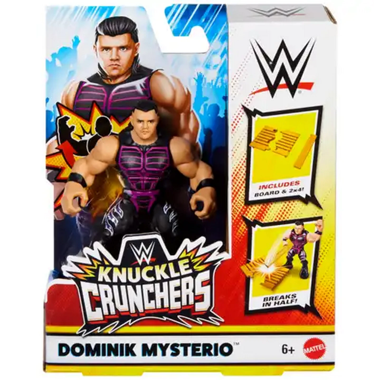 Image of WWE Knuckle Crunchers Action Figures & Accessories, 3.25-inch Collectibles with Bone-Crunching Sounds (Styles May Vary)