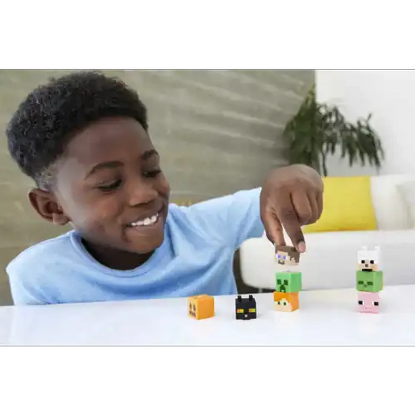 Image of Minecraft Toys Mob Head Mini Figures and Accessories, Collectible Gifts for Kids (Type May Vary)