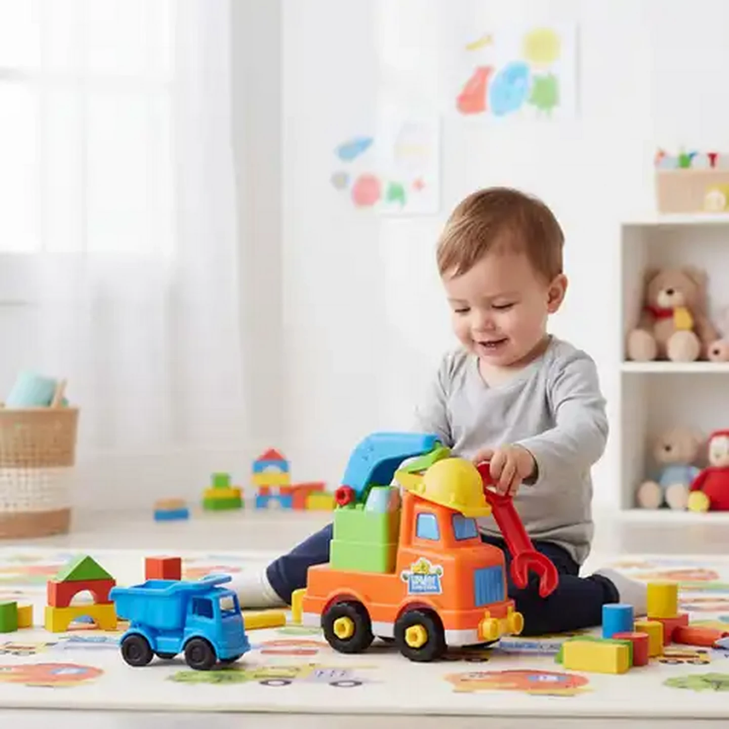 Image of Jolly Tots Construction Truck (Type May Vary)