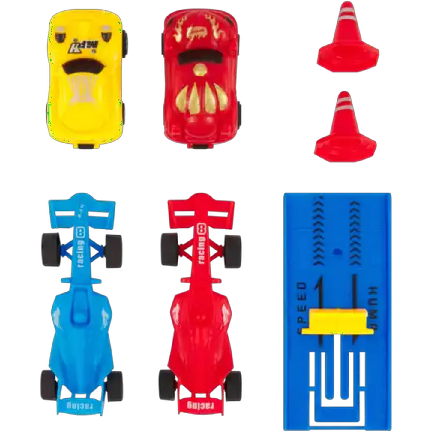 Image of Racing Cars with Launcher Set 7 Piece