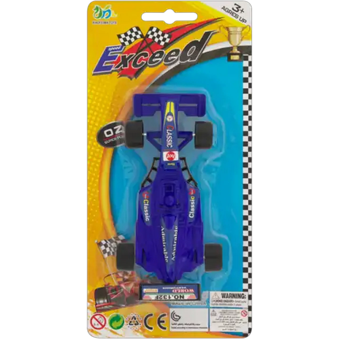 Image of Friction Racing Car 13cm (Colour May Vary)
