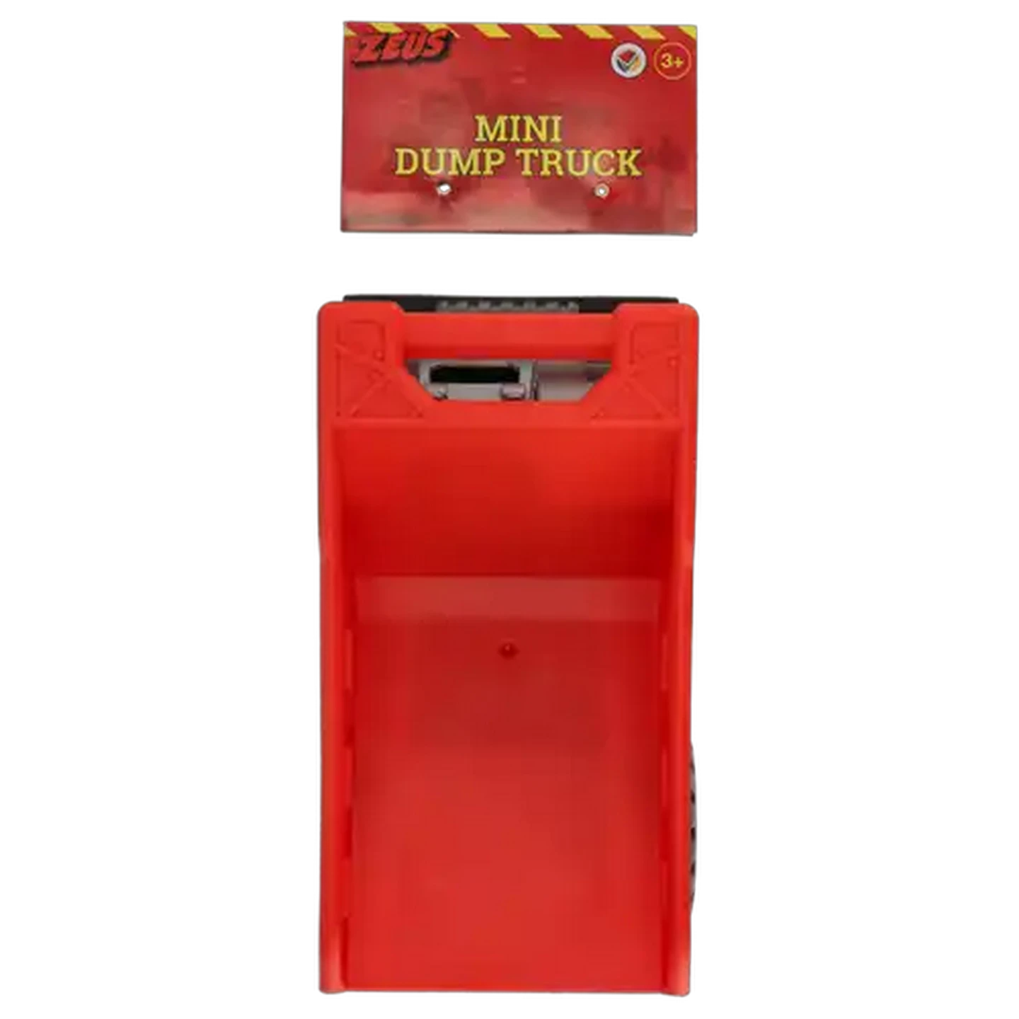 Image of Zeus Red & Grey Mini Dump Truck 26cm