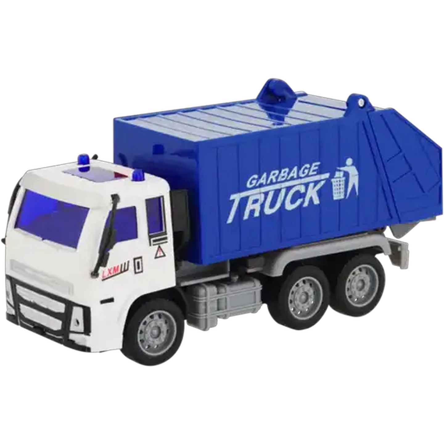 Image of Friction Garbage Truck Toy 20cm (Colour May Vary)