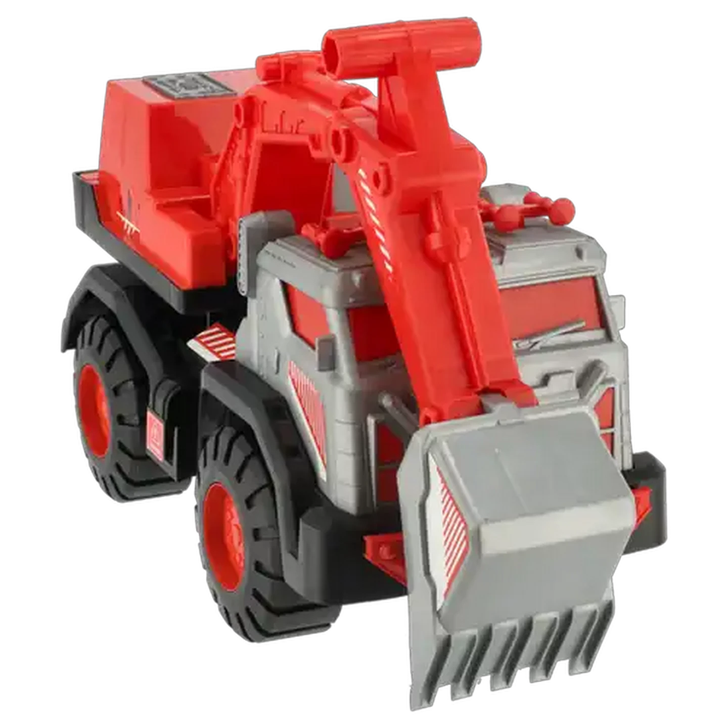 Image of Zeus Red & Grey Construction Digger