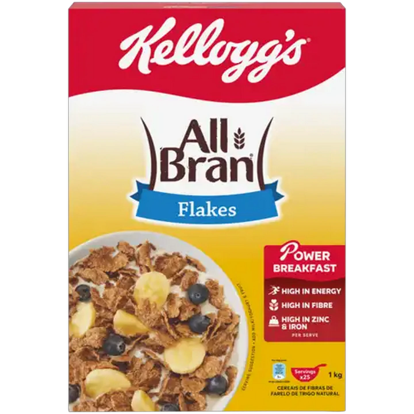 Image of Kellogg's All-Bran Cereal Flakes 1kg