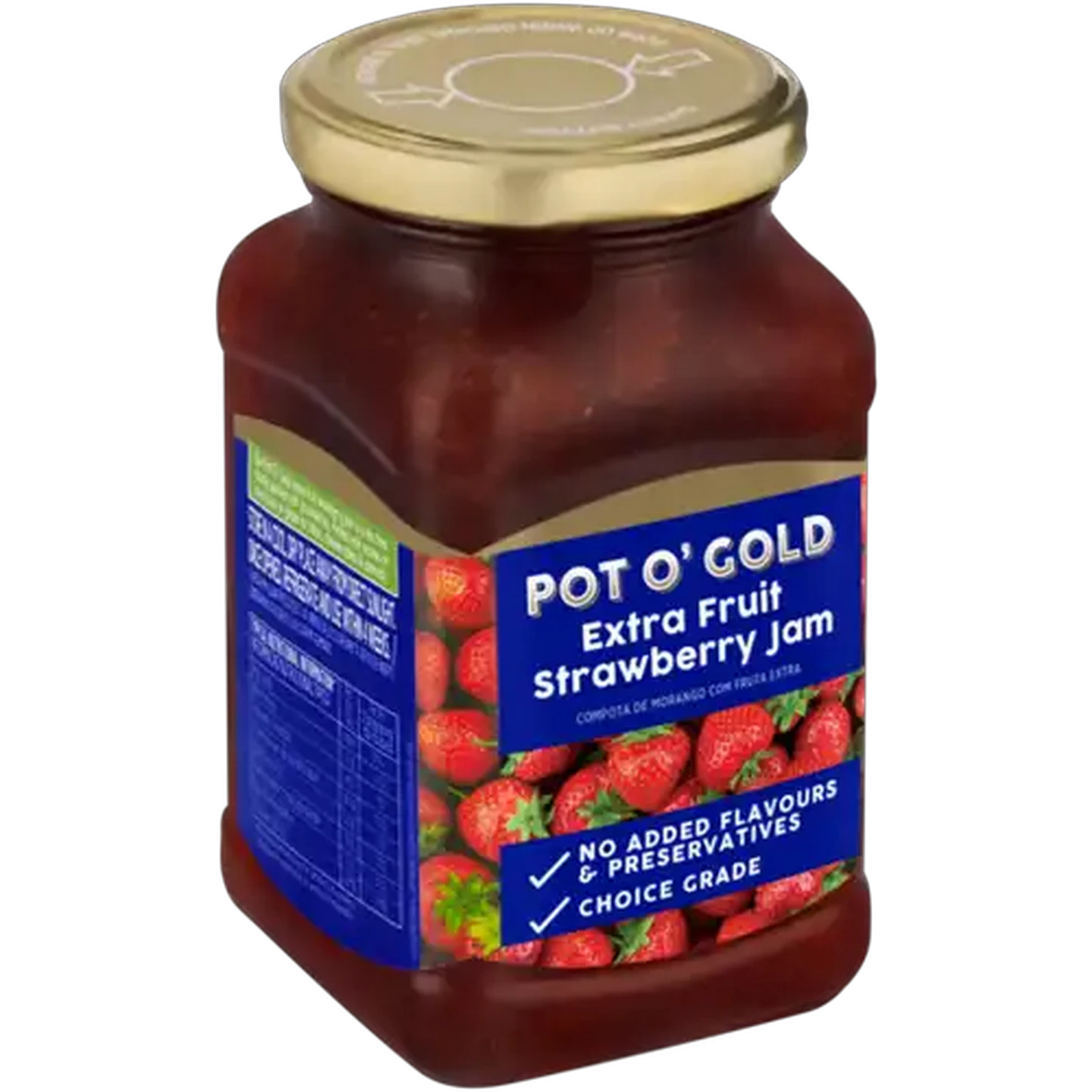 Image of Pot O' Gold Extra Fruit Strawberry Jam 340g