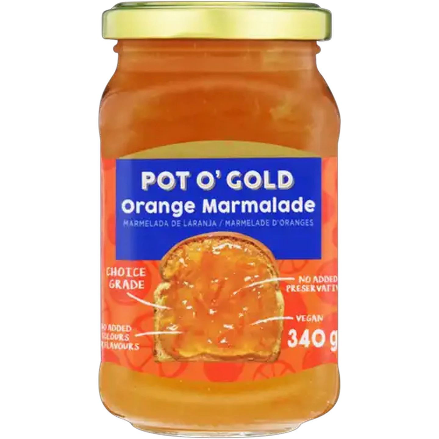 Image of Pot O' Gold Orange Marmalade 340g