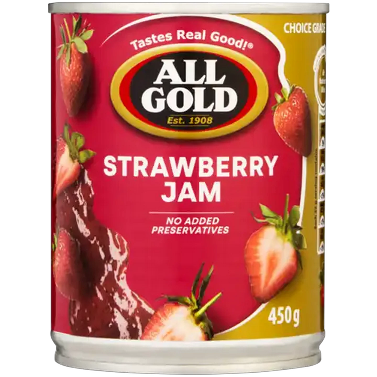 Image of ALL GOLD Strawberry Jam 450g
