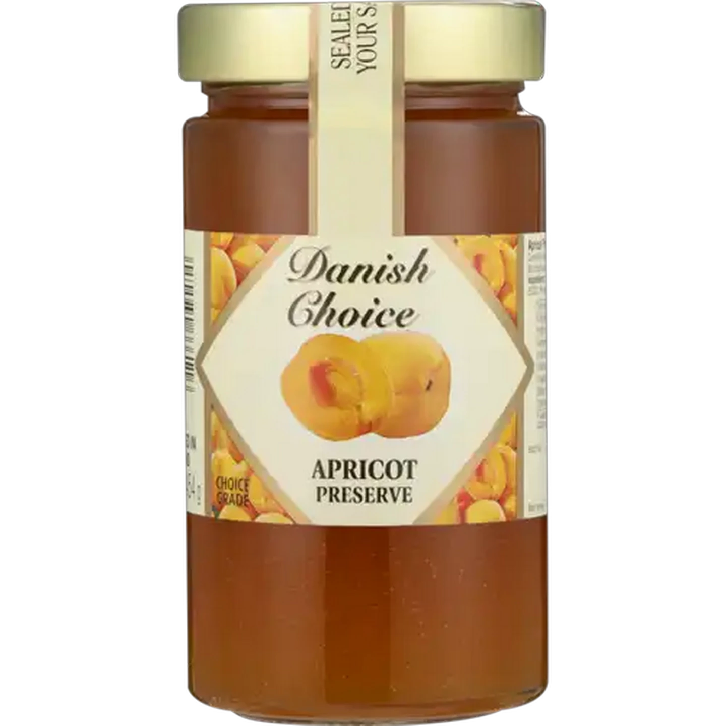 Image of Danish Choice Apricot Preserve Jam 454g