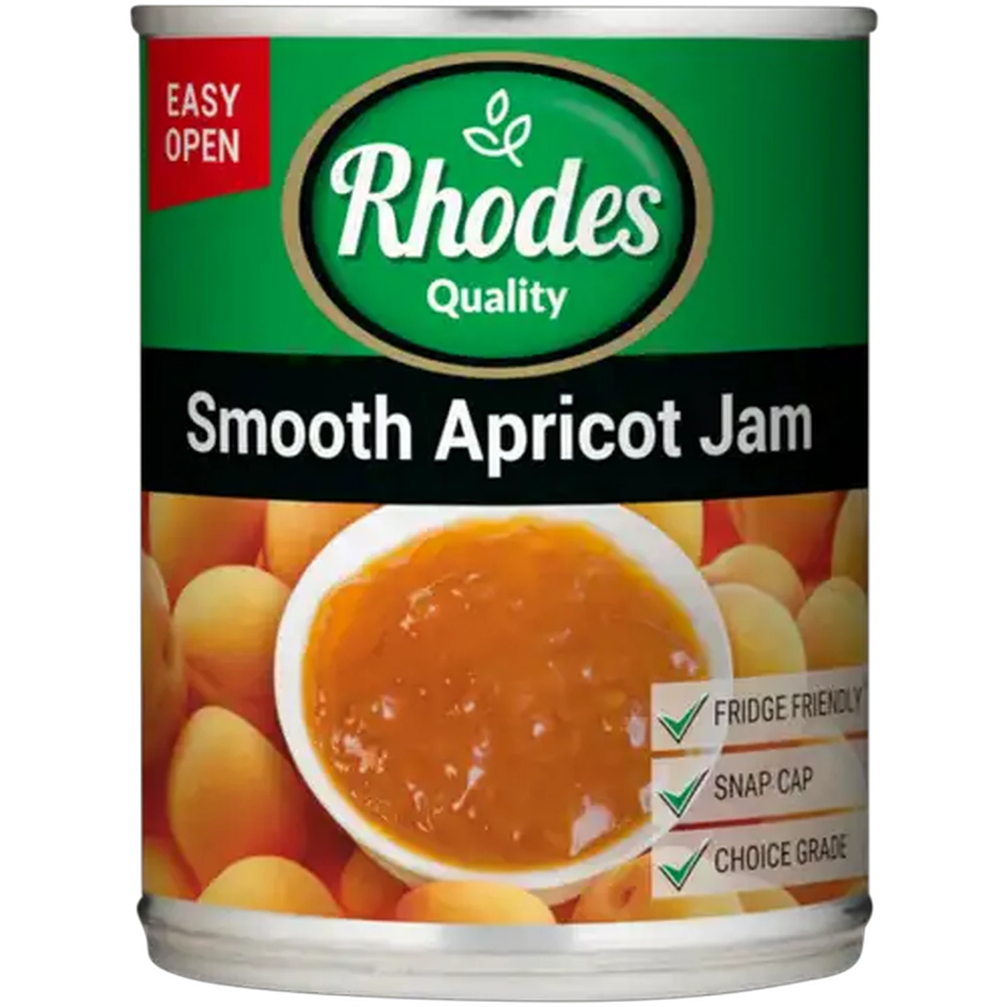Image of Rhodes Quality Smooth Apricot Jam 450g