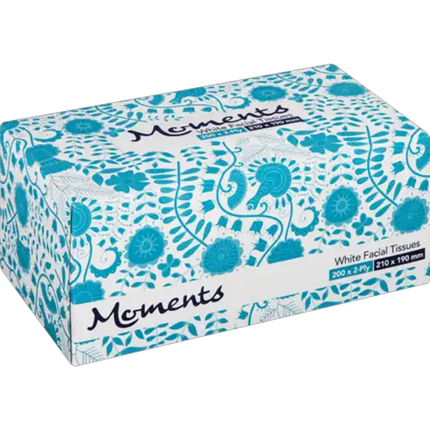 Image of Moments 2 Ply Facial Tissues 200 Pack