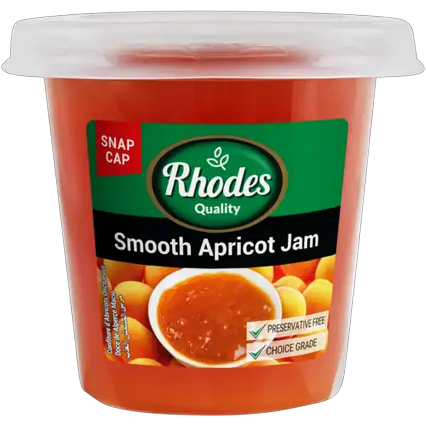 Image of Rhodes Quality Superfine Apricot Jam 290g