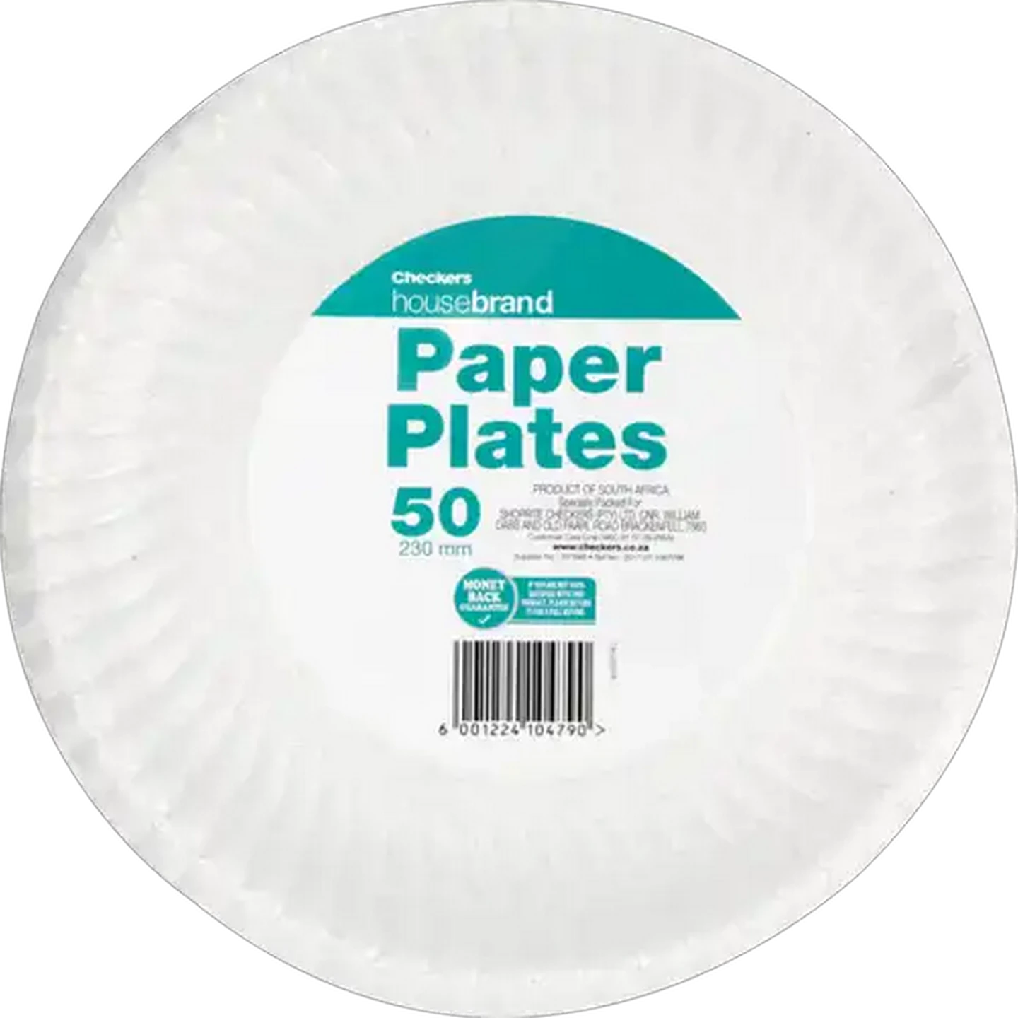 Image of Checkers Housebrand Paper Plates 50 Pack