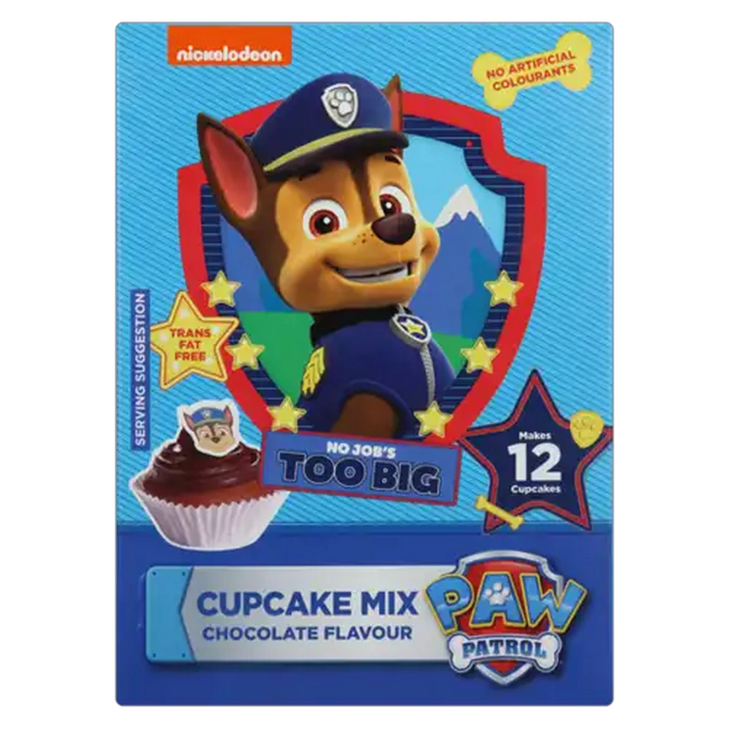 Image of PAW Patrol Chocolate Flavoured Cupcake Kit 295g