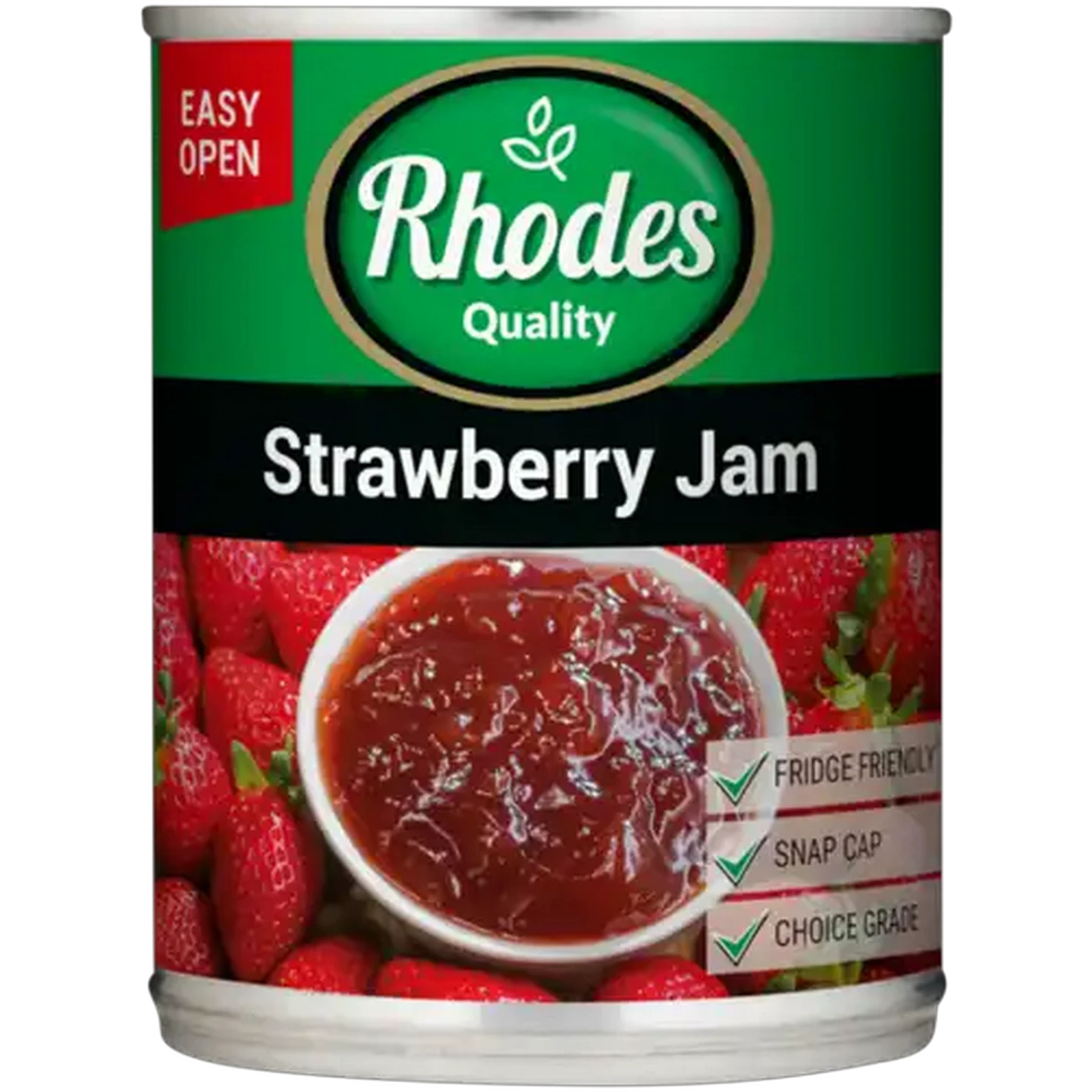 Image of Rhodes Quality Strawberry Jam 450g