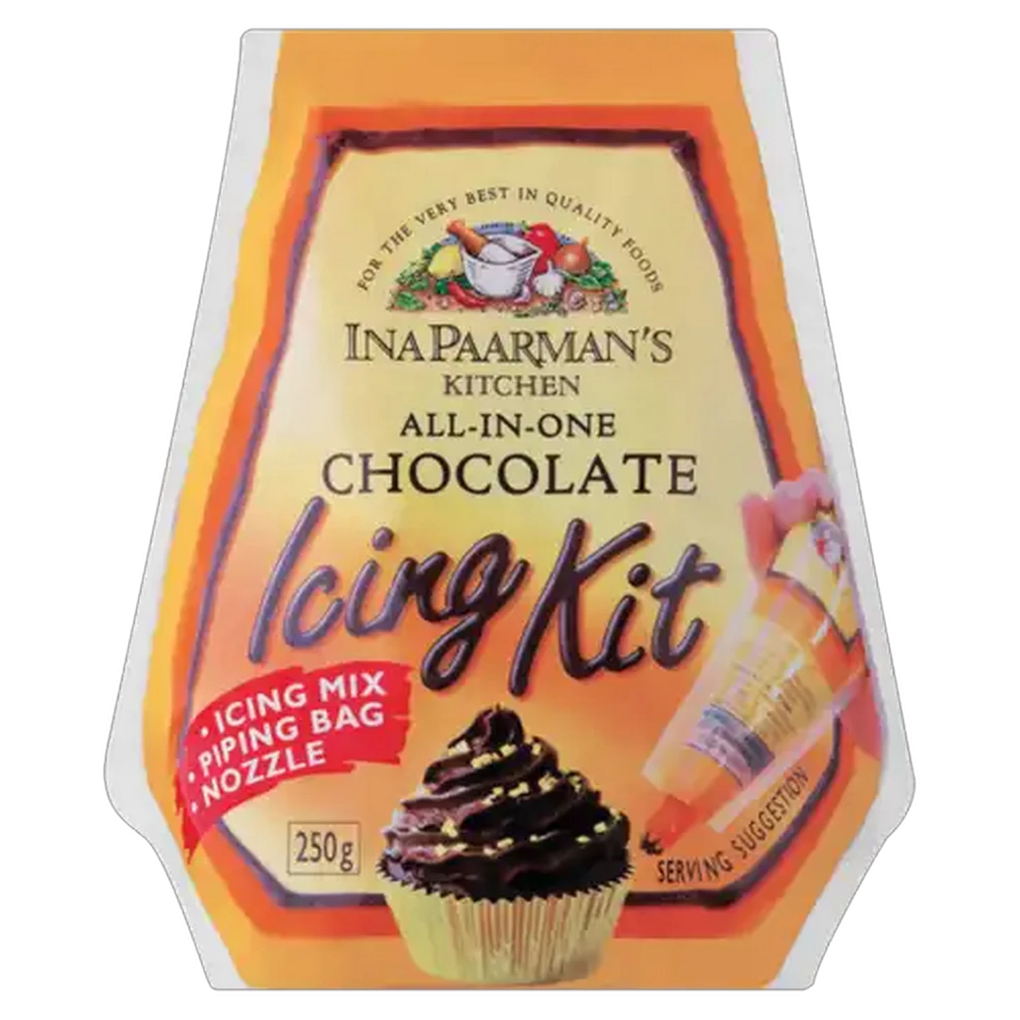 Image of Ina Paarman All-In-One Chocolate Icing Kit 250g