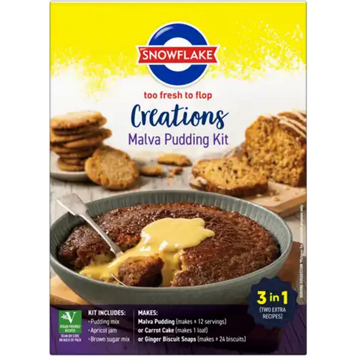 Image of Snowflake Creations Malva Pudding Kit 400g