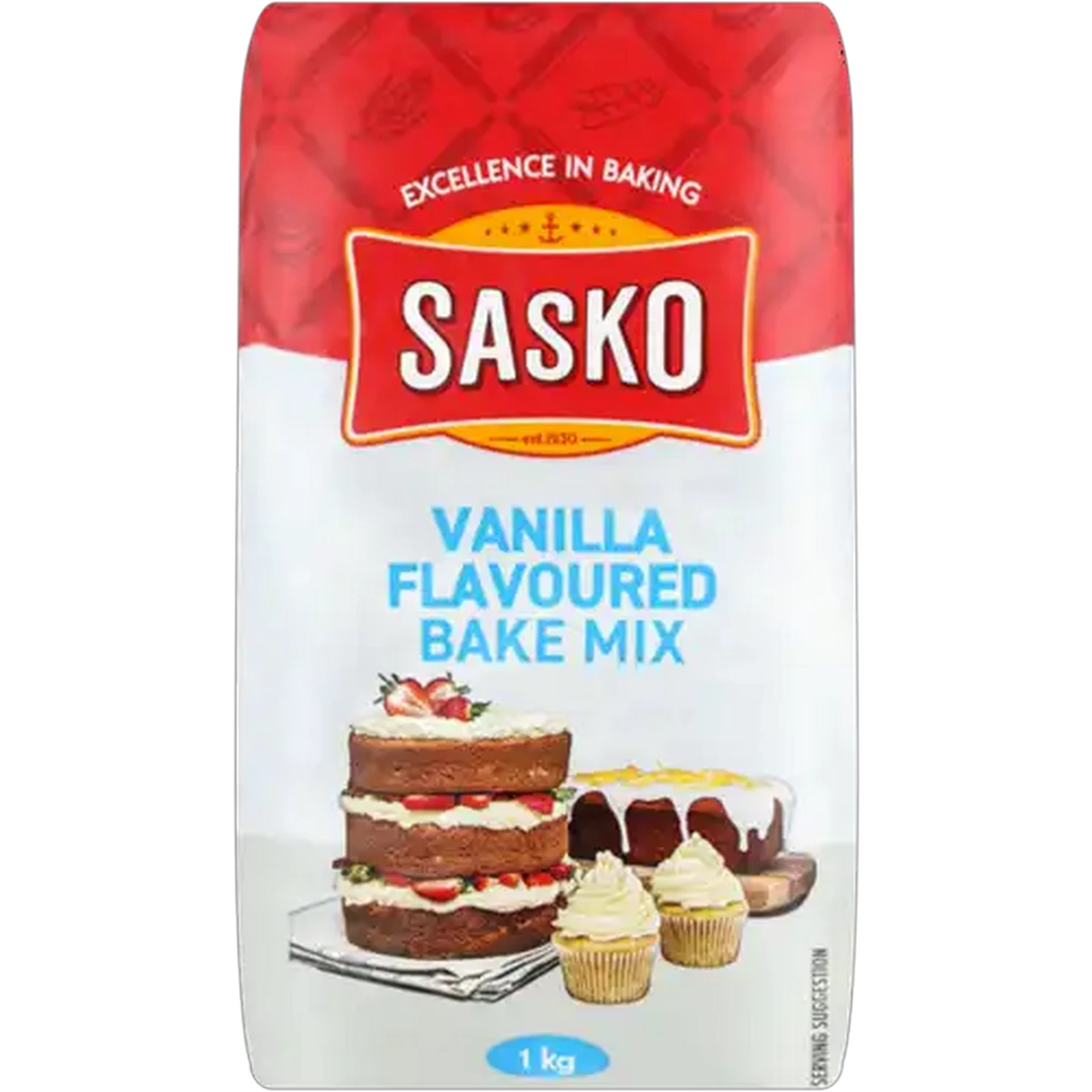 Image of SASKO Vanilla Flavoured Bake Mix 1kg