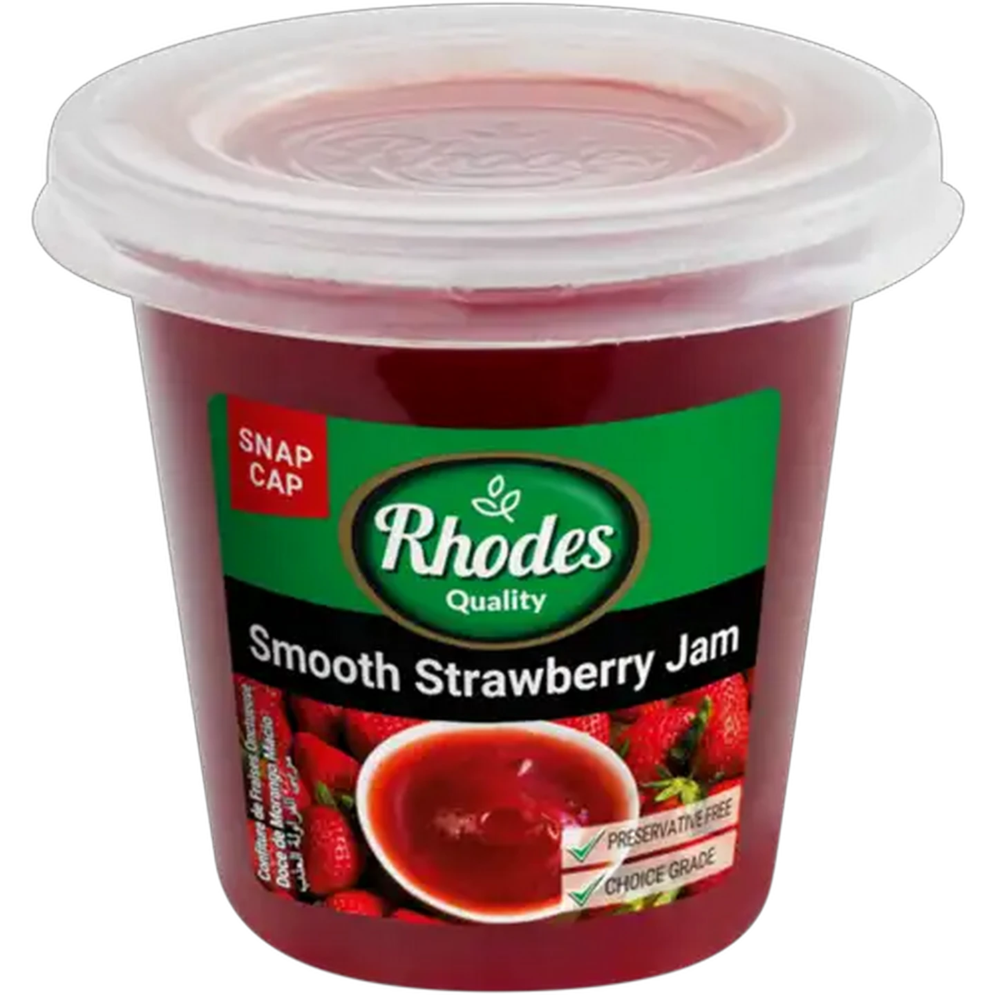 Image of Rhodes Quality Smooth Strawberry Jam 290g
