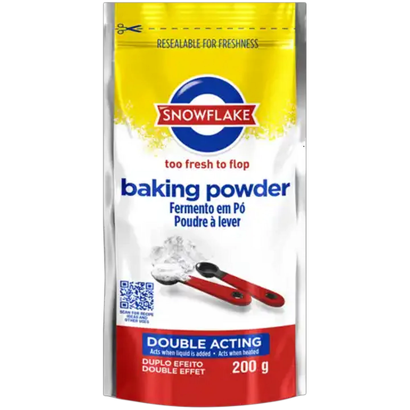 Image of Snowflake Baking Powder Refill 200g
