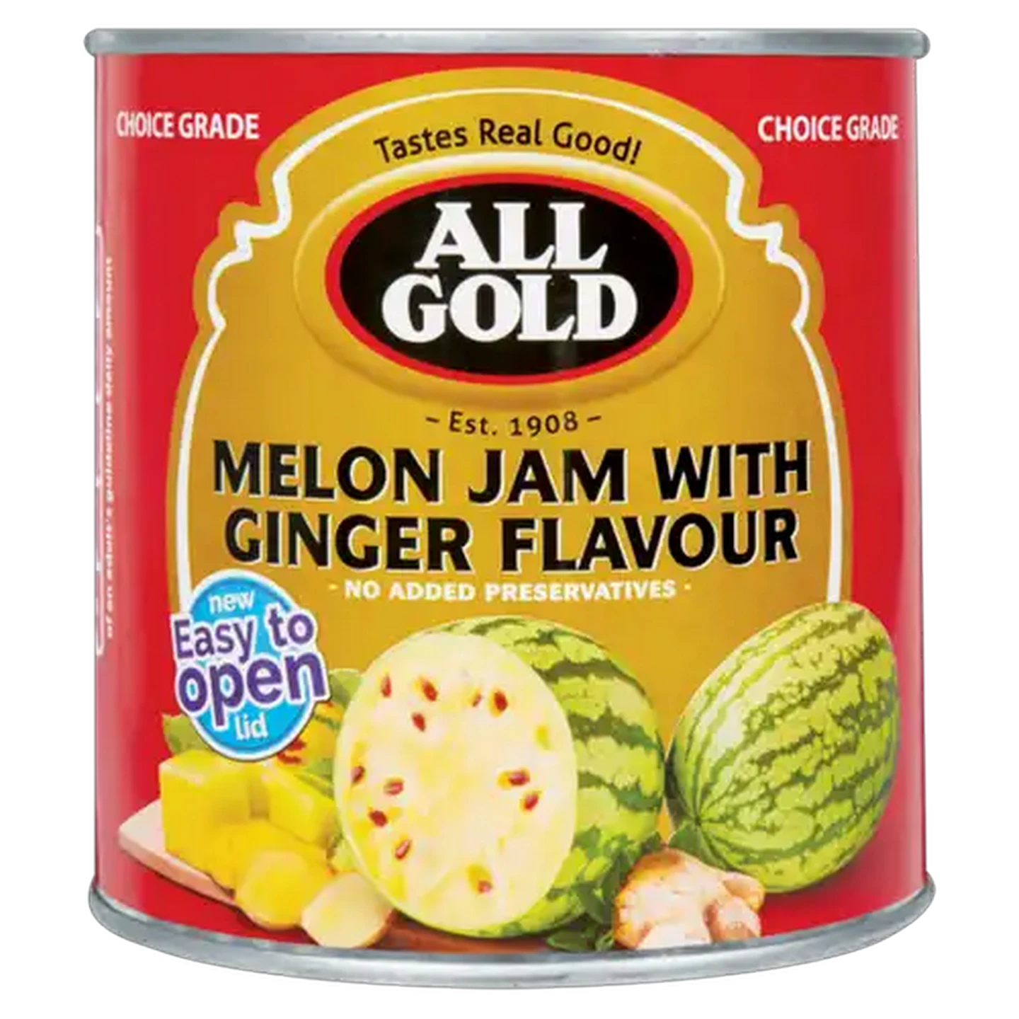 Image of ALL GOLD Melon Jam With Ginger Flavour Can 900g