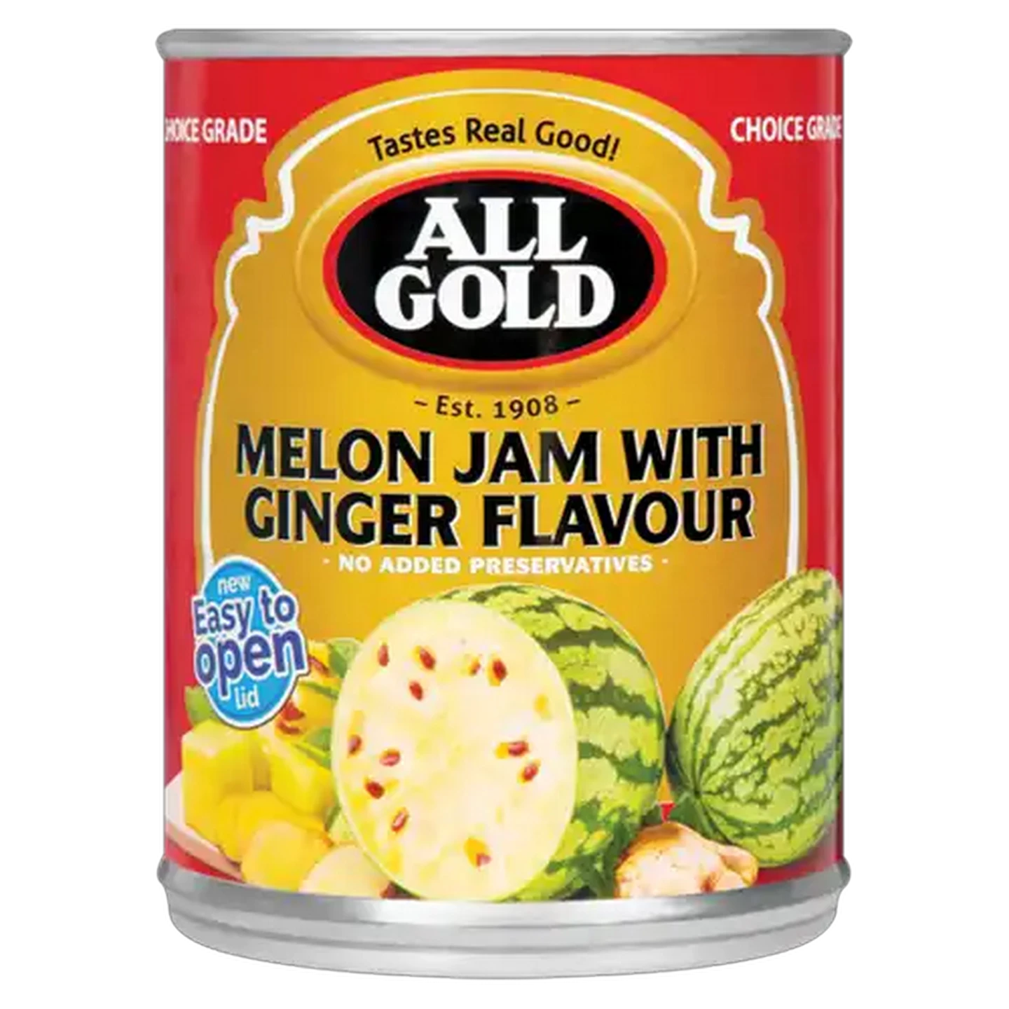 Image of ALL GOLD Melon Jam With Ginger Flavour Can 450g