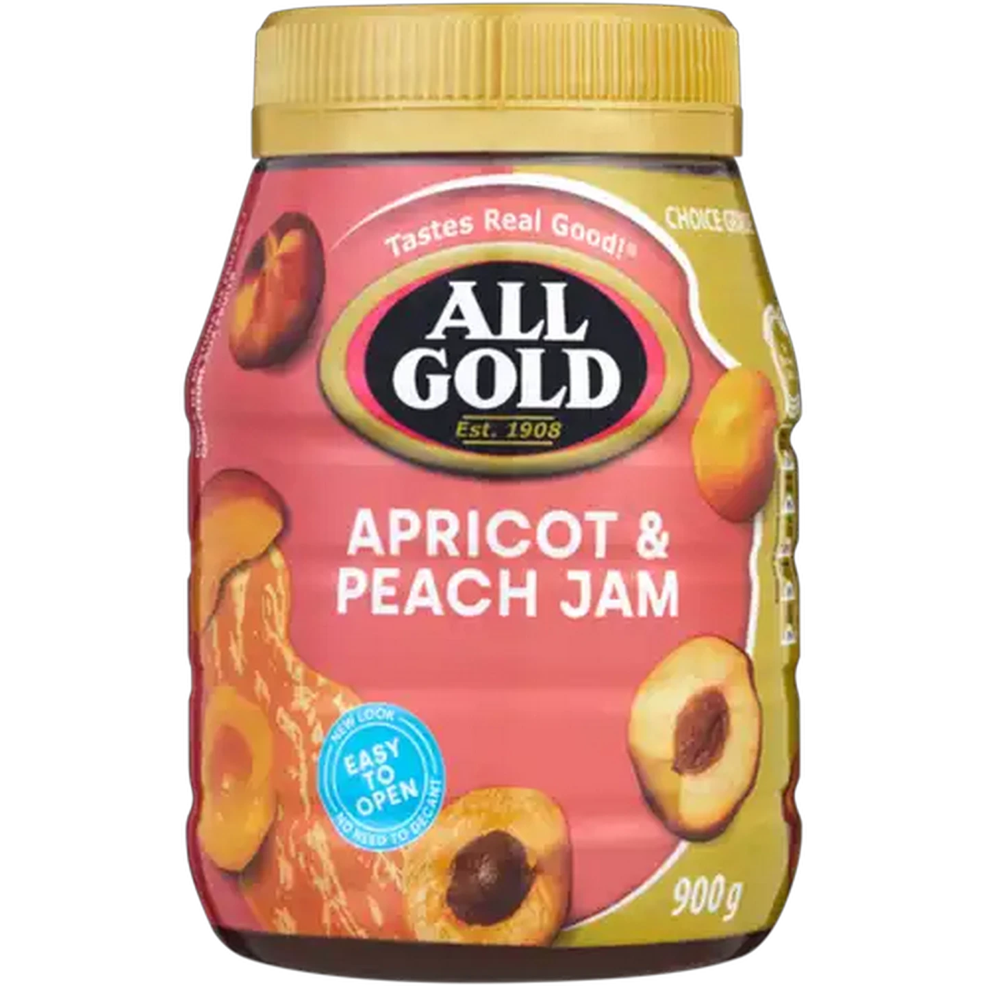 Image of ALL GOLD Apricot & Peach Jam 900g