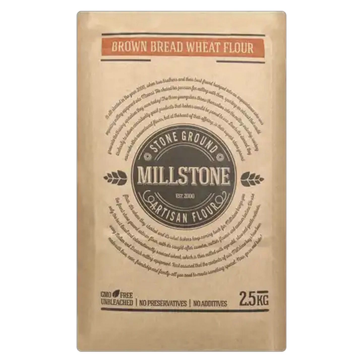 Image of Millstone Brown Bread Wheat Flour 2.5kg