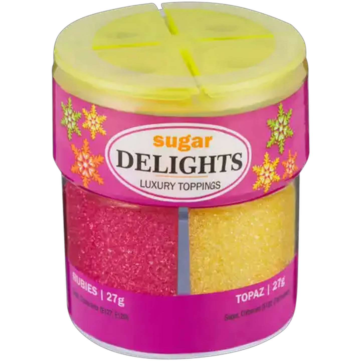 Image of Delights Assorted Sugar Baking Toppings 4 Piece