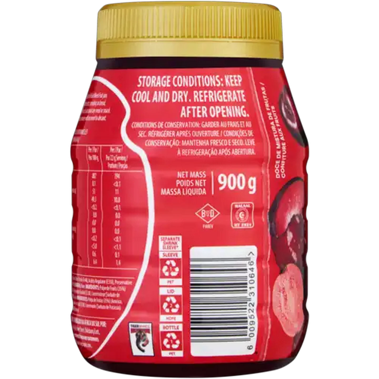 Image of ALL GOLD Strawberry Jam 900g