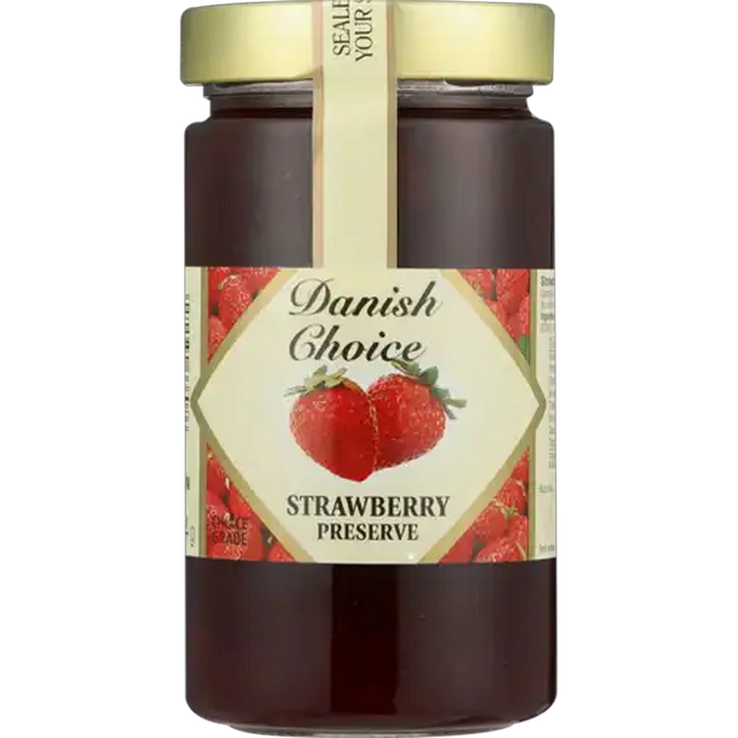 Image of Danish Choice Strawberry Preserve Jam 454g
