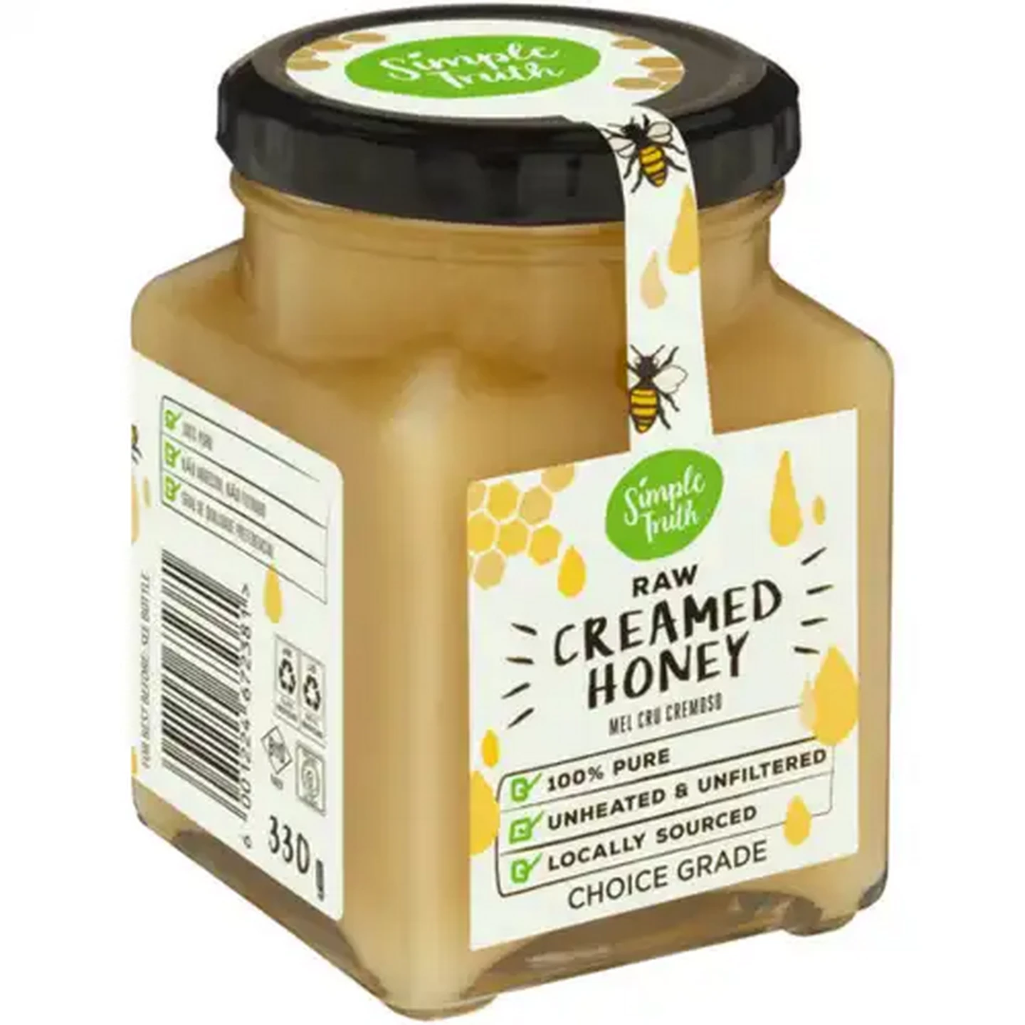 Image of Simple Truth Raw Creamed Honey 330g