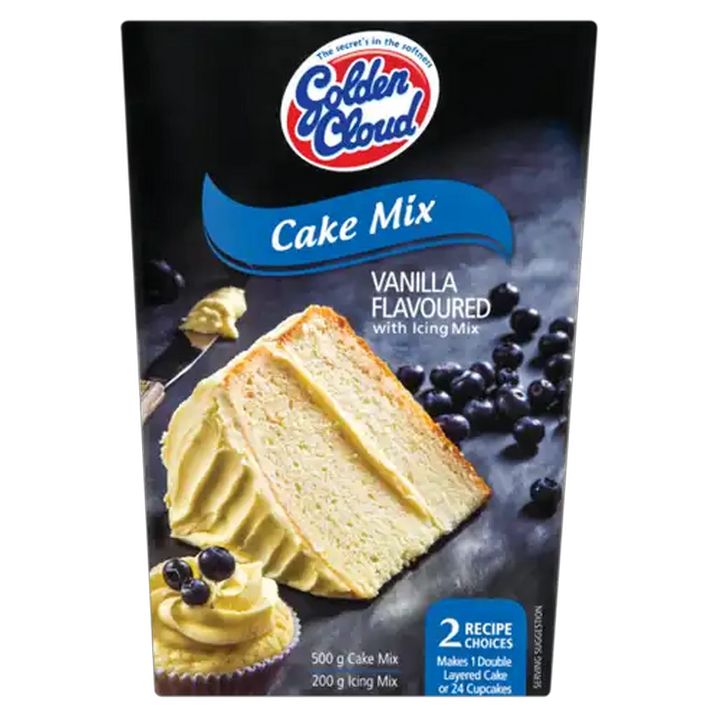 Image of Golden Cloud Vanilla Flavoured Cake Mix With Icing Mix 700g