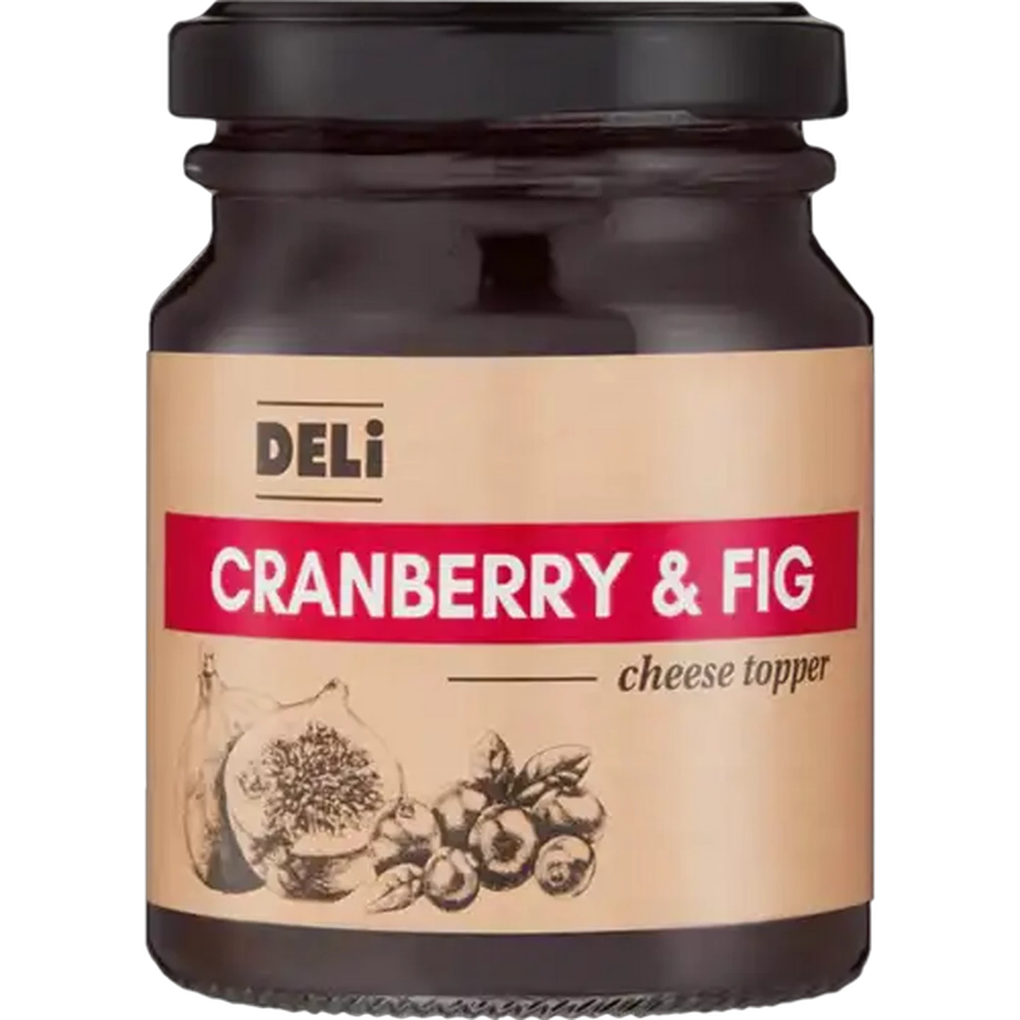 Image of Fresh Cranberry & Fig Flavoured Jam 170g
