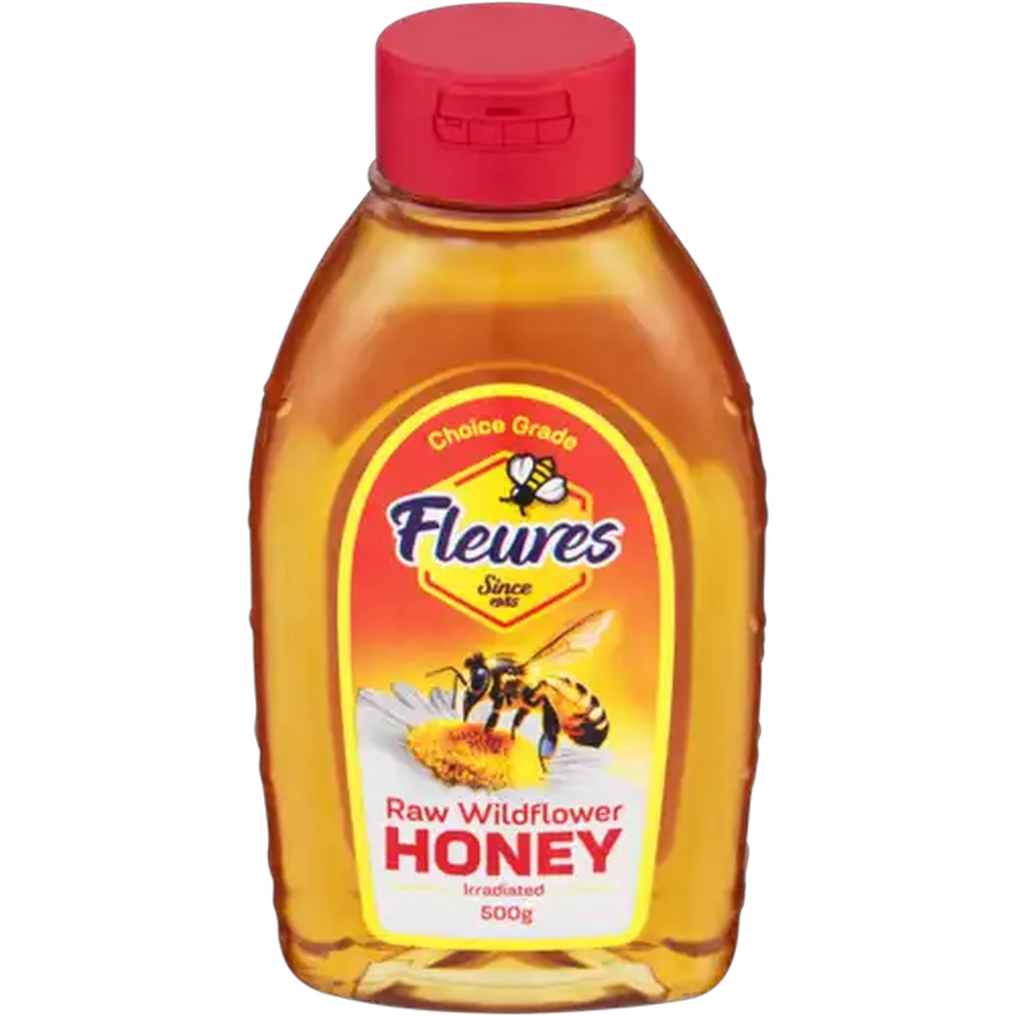 Image of Fleures Radurised Pure Natural Honey Squeeze Bottle 500g