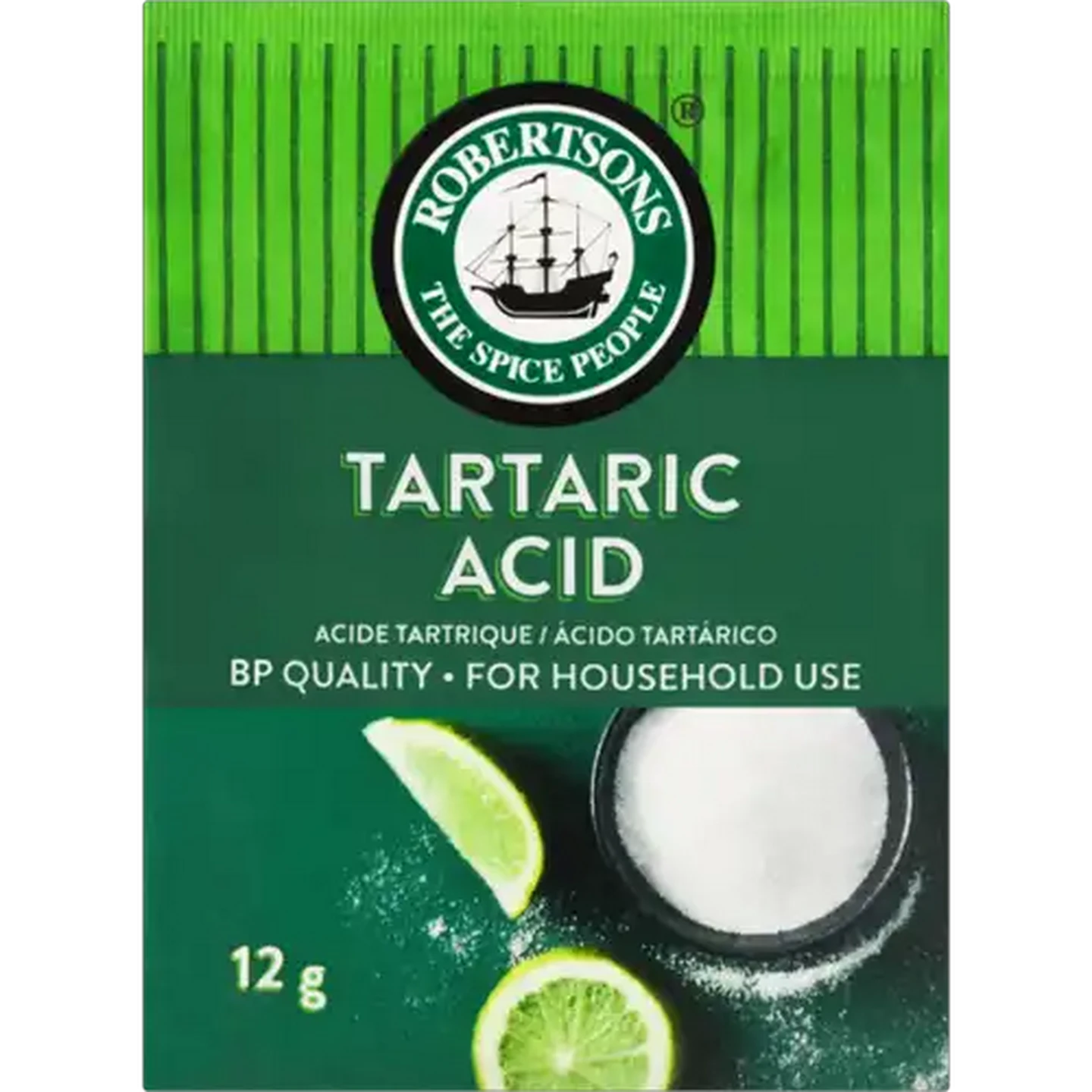 Image of Robertsons Tartaric Acid 12g