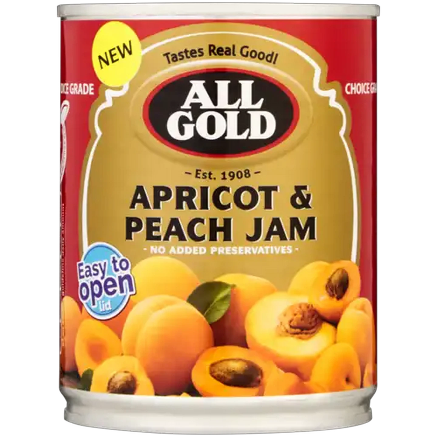 Image of ALL GOLD Apricot & Peach Jam Can 450g