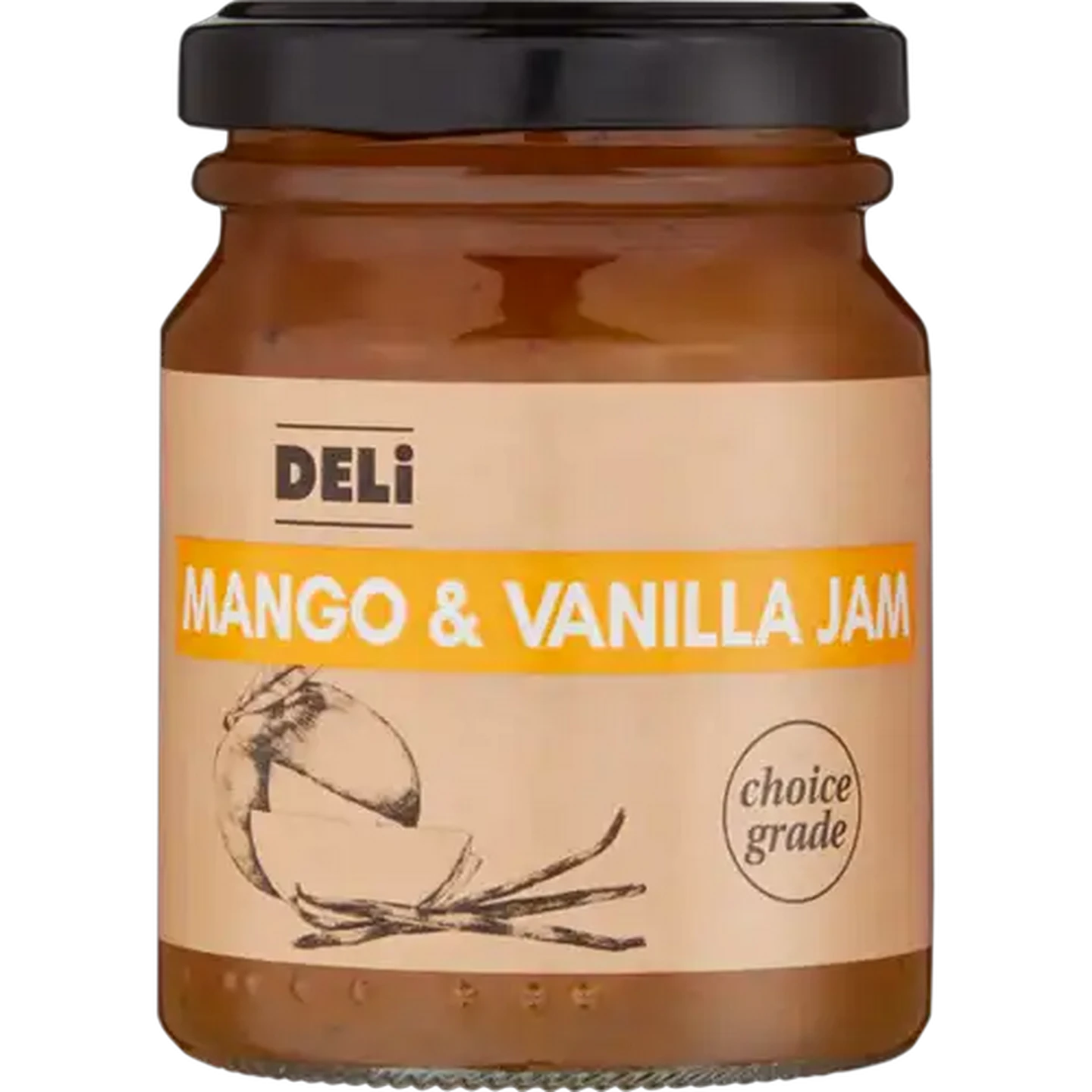 Image of Fresh Mango & Vanilla Flavoured Jam 170g