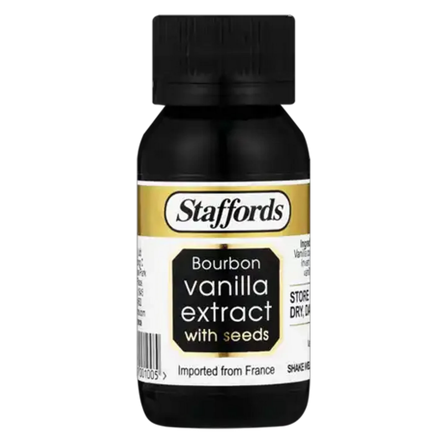 Image of Staffords Bourbon Vanilla Extract With Seeds 50ml